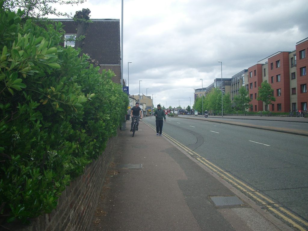 End of Cycle Lane