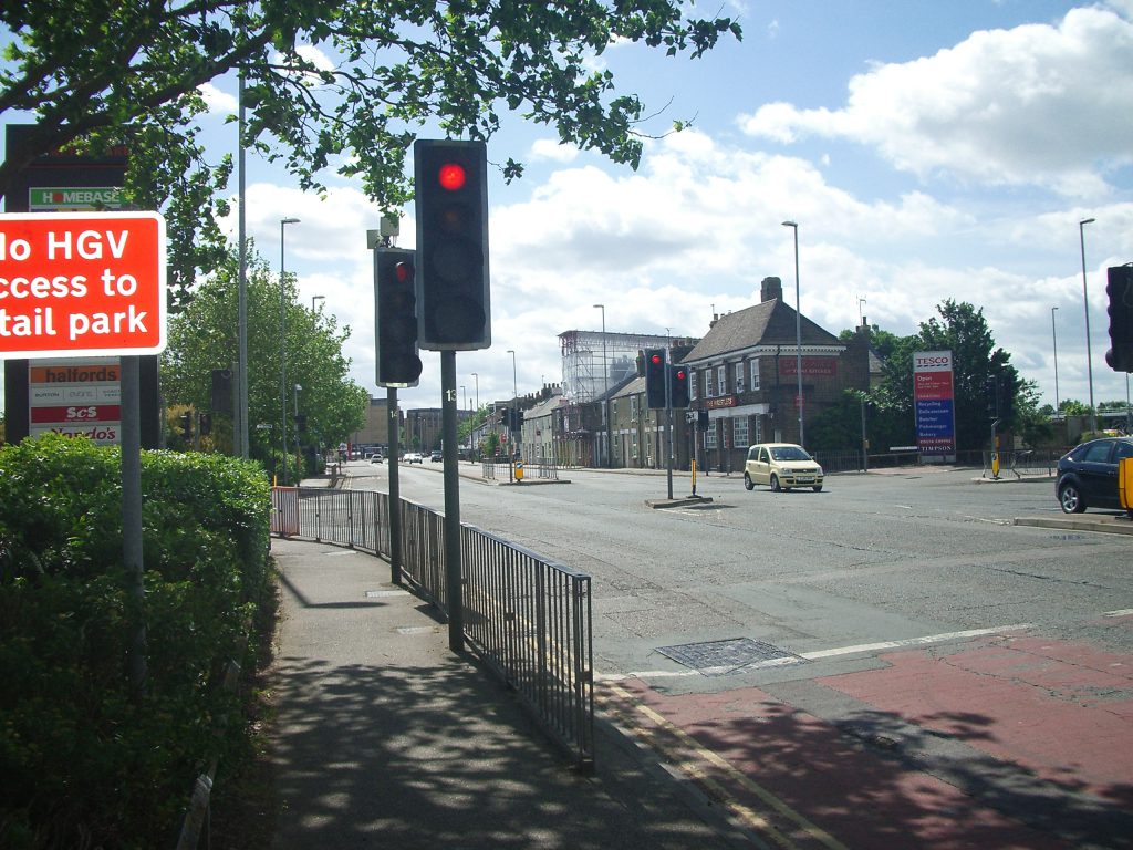 Retail Park Second Junction opposite the Wrestlers
